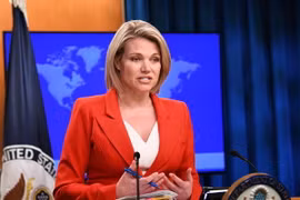 Người phát ngôn Bộ Ngoại giao Mỹ Heather Nauert. (Ảnh: THX/TTXVN)