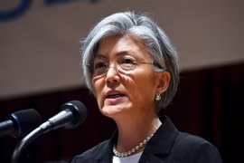 Ngoại trưởng Hàn Quốc Kang Kyung-Wha. (Ảnh: AFP/TTXVN)