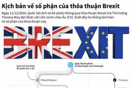 [Infographics] Kịch bản về số phận của thỏa thuận Brexit 