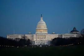 Tòa nhà Quốc hội Mỹ ở Washington, DC. (Ảnh: THX/TTXVN)