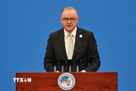 Thủ tướng Albanese. (Nguồn: AFP/TTXVN)
