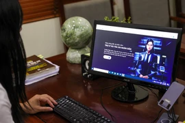 Nền tảng Trợ lý ảo Pháp luật phục vụ hệ thống Tòa án được các Thẩm phán tin dùng. (Ảnh: Minh Sơn/Vietnam+)