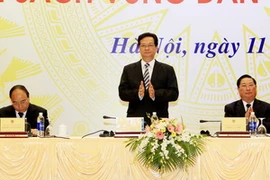 Thủ tướng Nguyễn Tấn Dũng dự hội nghị. (Ảnh: Đức Tám/TTXVN)