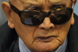 Bị cáo Nuon Chea. (Ảnh: AP)