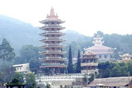 Một góc khu du lịch Núi Cấm. (Ảnh: Anh Tôn/TTXVN)