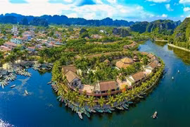 Quần thể danh thắng Tràng An. (Ảnh: Minh Đức/TTXVN)