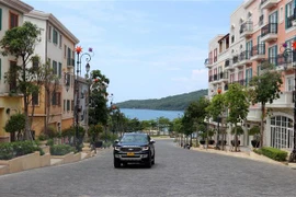 Một góc đô thị thành phố Phú Quốc, Kiên Giang. (Ảnh: Lê Huy Hải/TTXVN)