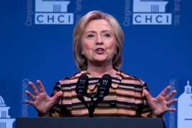 Ứng viên tranh cử Tổng thống Hillary Clinton phát biểu tại một sự kiện ở Washington, DC. (Nguồn: EPA/TTXVN)