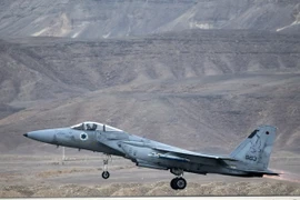 Máy bay chiến đấu F-15 của Israel. (Nguồn: AFP/TTXVN)