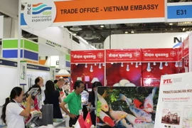 Gian hàng trưng bày của Việt Nam tại BEXASIA2016. (Ảnh: Lê Hải-Vietnam+)