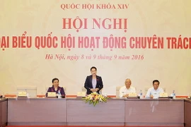 Chủ tịch Quốc hội Nguyễn Thị Kim Ngân phát biểu khai mạc. (Ảnh: Trọng Đức/TTXVN)