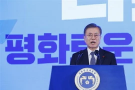 Tổng thống Hàn Quốc Moon Jae-in. (Nguồn: YONHAP/TTXVN)