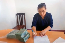 ối tượng Tôn Nữ Thị Huyền, kẻ cầm đầu đường dây buôn bán nội tạng người. (Ảnh: TTXVN phát)
