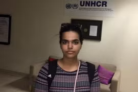Rahaf Mohammed al-Qunun. (Nguồn: UNHCR)