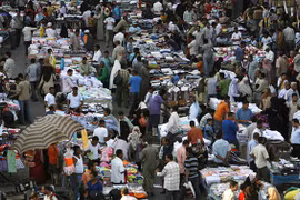 Một khu chợ tại thủ thủ đô Cairo, Ai Cập. (Nguồn: Reuters)