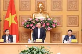 Phó Thủ tướng Phạm Bình Minh và ông Carlos Gutierrez, nguyên Bộ trưởng Thương mại Hoa Kỳ, Chủ tịch Tập đoàn Albright Stonebridge. (Nguồn: baochinhphu.vn)