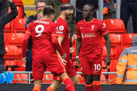 Mane (số 10) tỏa sáng giúp Liverpool giành chiến thắng. (Nguồn: Getty Images)