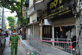 [Photo] Phong tỏa khu vực số nhà 89 Bùi Thị Xuân do có ca mắc COVID-19
