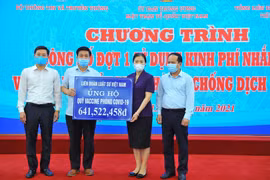 Tiếp nhận hơn 81 tỷ đồng ủng hộ vào Quỹ vaccine phòng COVID-19