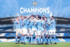 Manchester City lên ngôi Premier League mùa này. (Nguồn: ManCityFC)