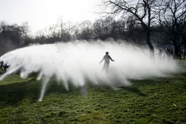 Dịch COVID-19: Cảnh sát Bỉ bắt giữ nhiều đối tượng gây rối trật tự