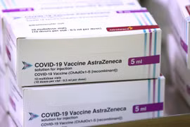 Vắcxin ngừa COVID-19 của AstraZeneca. (Nguồn: AP)