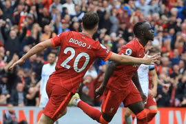 Jota và Mane cùng nhau lập công giúp Liverpool chiến thắng. (Nguồn: Getty Images)