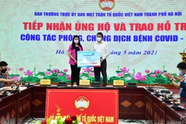Hà Nội tiếp nhận hơn 12,5 tỷ đồng ủng hộ phòng, chống dịch COVID-19