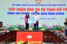 Hà Nội tiếp nhận hơn 12,5 tỷ đồng ủng hộ phòng, chống dịch COVID-19