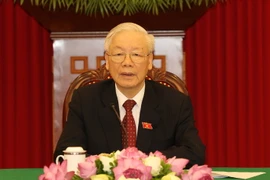 Tổng Bí thư Nguyễn Phú Trọng. (Ảnh: Trí Dũng/TTXVN)