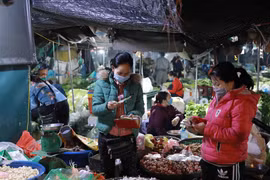 Giá cả một số mặt hàng thiết yếu tăng nhẹ trong ngày mùng 2 Tết