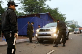 [Photo] Đảm bảo tuyệt đối an ninh, an toàn Đại hội XIII của Đảng