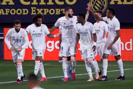 Real Madrid tạm trở lại ngôi đầu La Liga. (Nguồn: Getty Images)