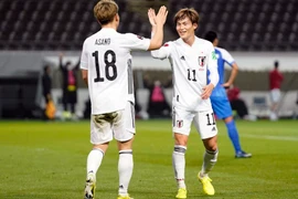 Nhật Bản giành chiến thắng tưng bừng ở vòng loại World Cup 2022. (Nguồn: Getty Images)