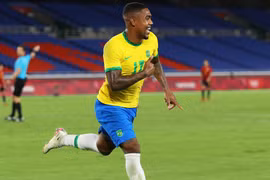 Malcom giúp Brazil giành huy chương Vàng bóng đá nam Olympic Tokyo 2020. (Nguồn: Eurosport)
