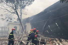 Thanh Hóa: Khống chế đám cháy lớn tại công ty may IVORY