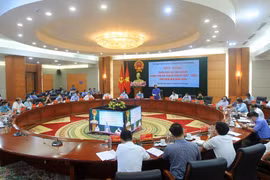 Hội nghị triển khai lập quy hoạch thành phố Hải Phòng thời kỳ 2021-2030, tầm nhìn đến năm 2050. (Ảnh: An Đăng/TTXVN)