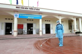 [Photo] Bên trong khu cách ly thôn Lỗ Giao ở huyện Đông Anh