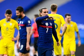 Griezmann ghi bàn nhưng Pháp không thắng Ukraine. (Nguồn: Getty Images)