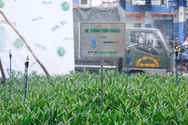 Hà Nội: Khai trương hệ thống tưới cây chạy bằng năng lượng Mặt Trời