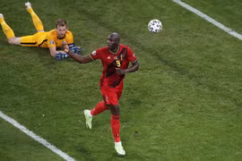 Lukaku đã có 3 bàn thắng tại EURO 2020. (Ảnh: AFP/TTXVN)
