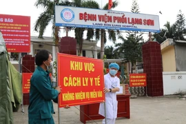 Dịch COVID-19: Dỡ bỏ phong tỏa Bệnh viện Phổi Lạng Sơn