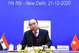[Video] Thủ tướng Nguyễn Xuân Phúc hội đàm với Thủ tướng Ấn Độ Modi