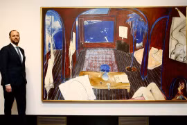 Bức tranh của danh họa Brett Whiteley lập kỷ lục đấu giá tại Australia
