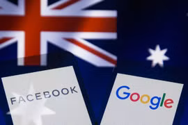 Các nền tảng kỹ thuật số như Google, Facebook sẽ phải trả tiền cho nội dung tin tức được sử dụng tại Australia. (Nguồn: Shutterstock)