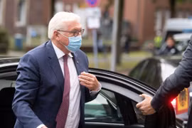 Tổng thống Đức Frank-Walter Steinmeier đã phải tự cách ly sau khi một vệ sỹ của ông bị dương tính với virus SARS-CoV-2. (Nguồn: AFP)