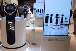 Mẫu robot phục vụ trong nhà hàng của LG Electronics. (Nguồn: technewslog.com)