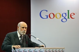 Vint Cerf, "cha đẻ" của mạng Internet. (Ảnh: AFP)