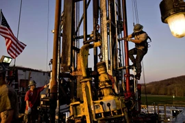 Một điểm khai thác dầu đá phiến của Chesapeake Energy tại Bradford County, Pennsylvania. (Nguồn: Bloomberg)