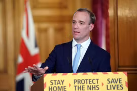 Ngoại trưởng Anh Dominic Raab. (Nguồn: Reuters)